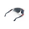SZEMÜVEG DEFENDER WHITE FADE RED STRIPES-WHITE BUMPERS/MULTILASER ICE