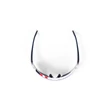 SZEMÜVEG DEFENDER WHITE FADE RED STRIPES-WHITE BUMPERS/MULTILASER ICE