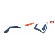 CUSTOM KIT DEFENDER BLUE/AVIO-RED FLUO/WHITE