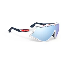 SZEMÜVEG DEFENDER WHITE FADE RED STRIPES-WHITE BUMPERS/MULTILASER ICE