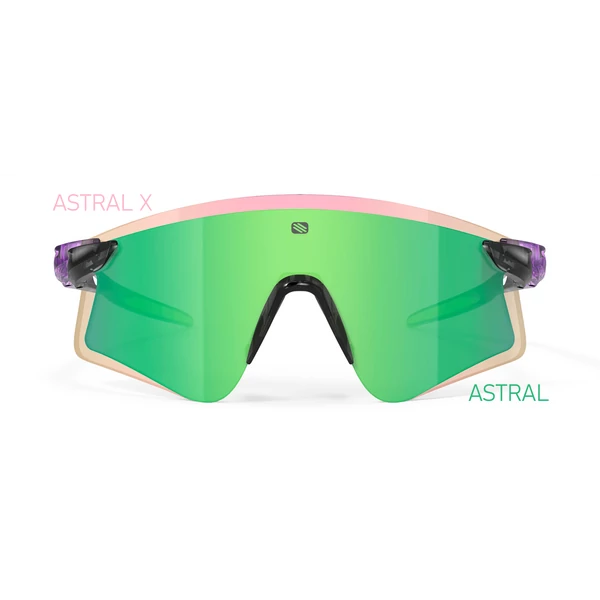 SZEMÜVEG ASTRAL X BLACK/MULTILASER RED