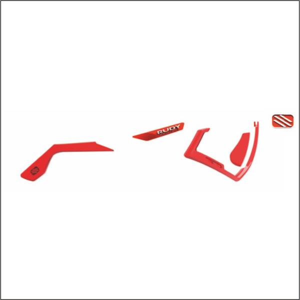 CUSTOM KIT DEFENDER RED FLUO/WHITE