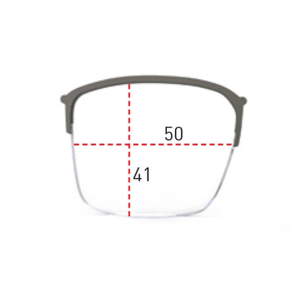 RX DIRECT CLIP INKAS HALF RIM LIGHT GUN/SHAPE A (50/41 MM)
