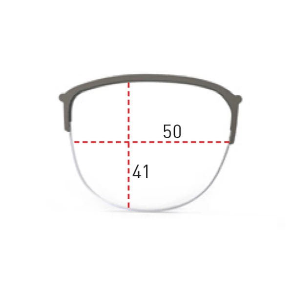 RX DIRECT CLIP INKAS HALF RIM LIGHT GUN/SHAPE B (50/41 MM)